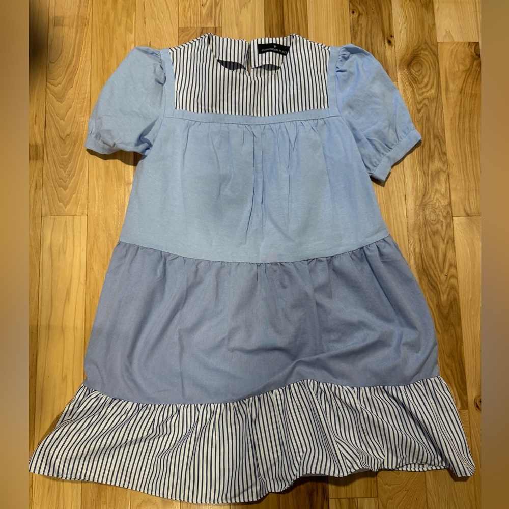 Pomander Place for Tuckernuck Blue Lined Dress Size XS